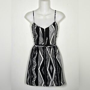 Silence + Noise Urban Outfitters Black and White Dress